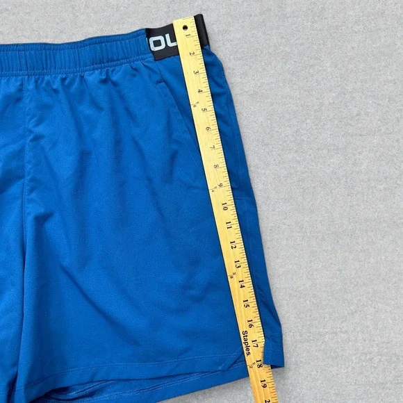 NEW Under Armour Shorts Men's 2XL Blue UA Vanish 6" Stretch Gym Training Running - Picture 13 of 13